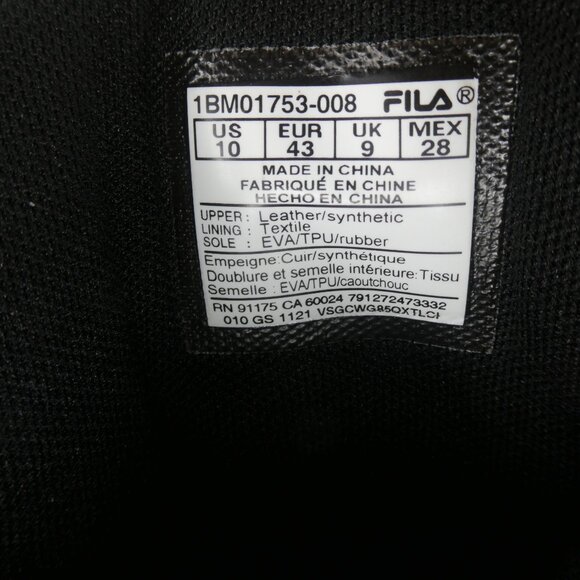 NBA‎ Basketball Men\'s Fila Grant Hill 2 Classic 1BM01753-008 Shoes Black main image 2